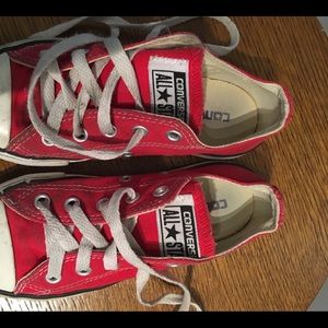 Converse All Star red unisex sneakers 12